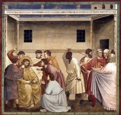 The Mocking of Christ and Flagellation Giotto